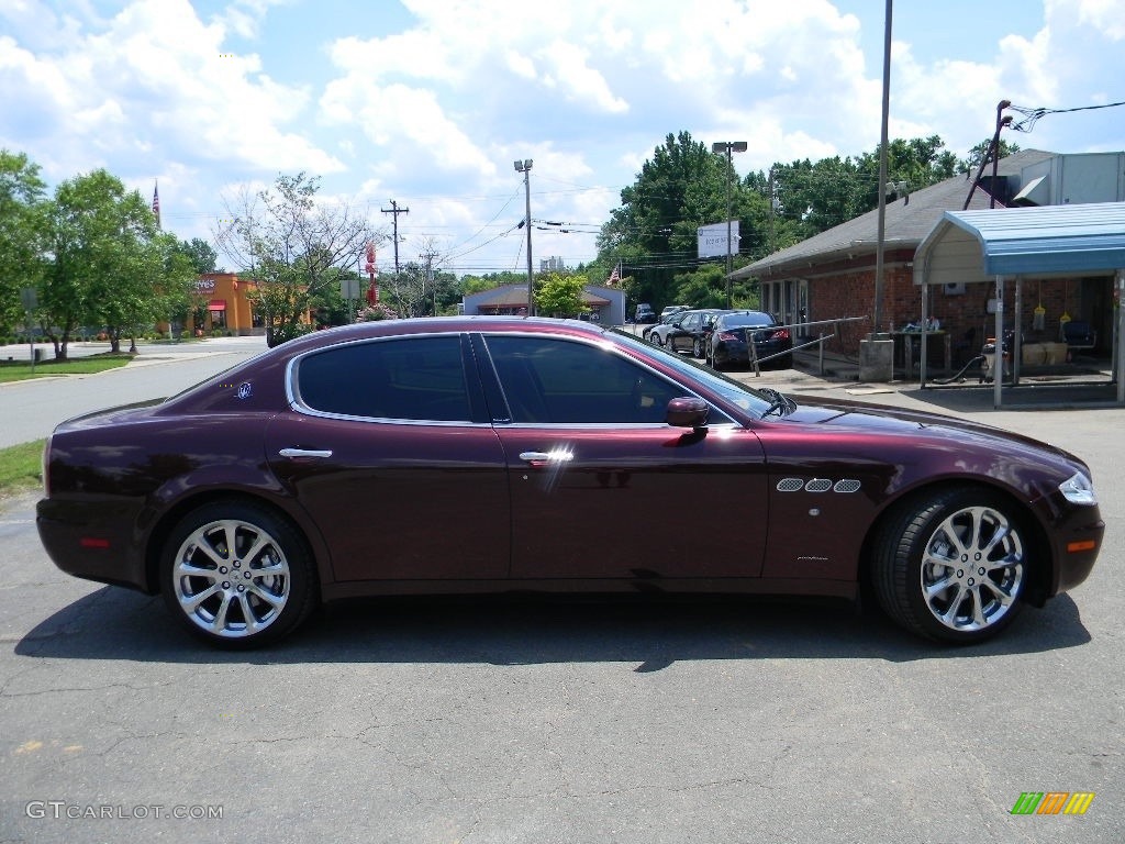 2007 Quattroporte Executive GT - Bordeaux Pontevecchio (Dark Red Metallic) / Beige photo #11