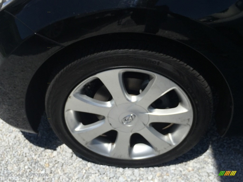 2012 Elantra Limited - Midnight Black / Black photo #29
