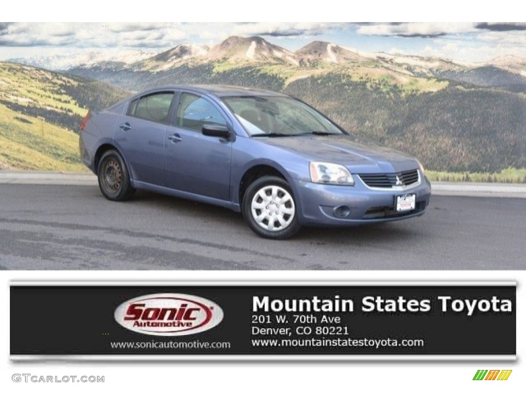 2008 Galant ES - Still Blue Pearl / Gray photo #1
