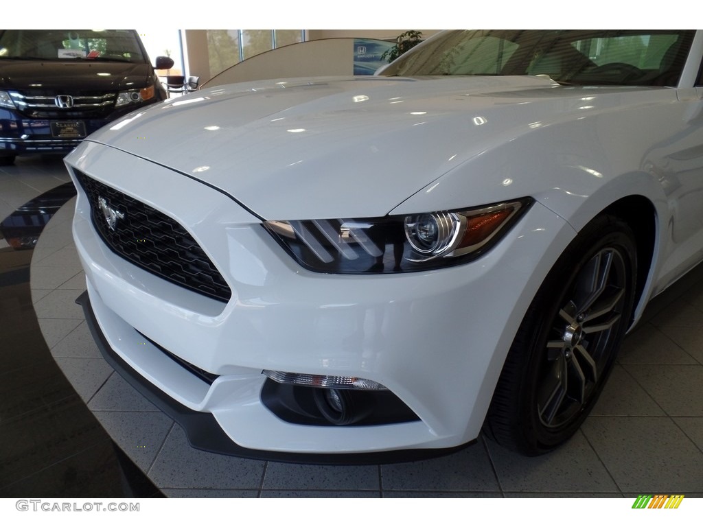 2017 Mustang EcoBoost Premium Coupe - Oxford White / Ebony photo #5