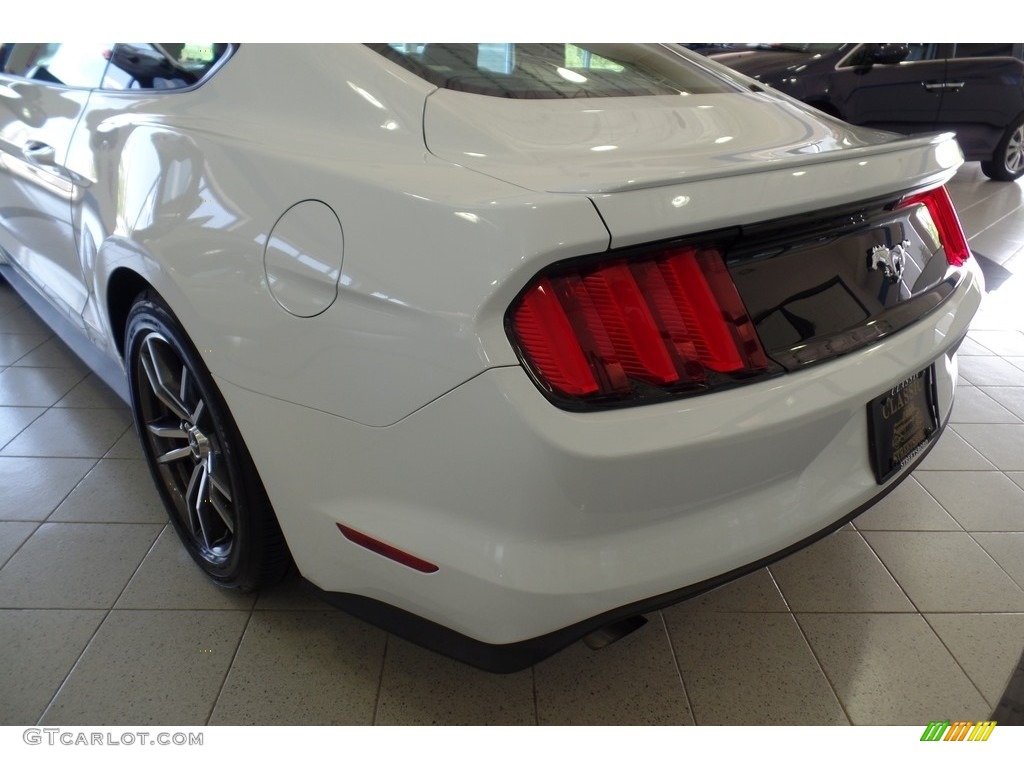 2017 Mustang EcoBoost Premium Coupe - Oxford White / Ebony photo #7