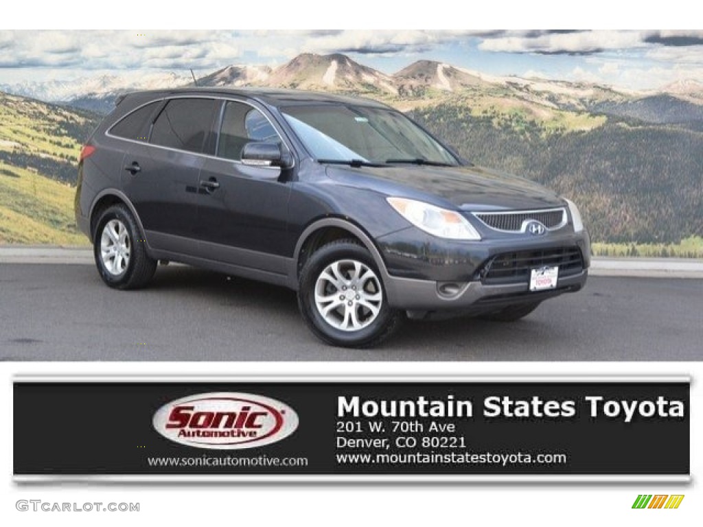 2007 Veracruz GLS AWD - Black Diamond / Gray photo #1