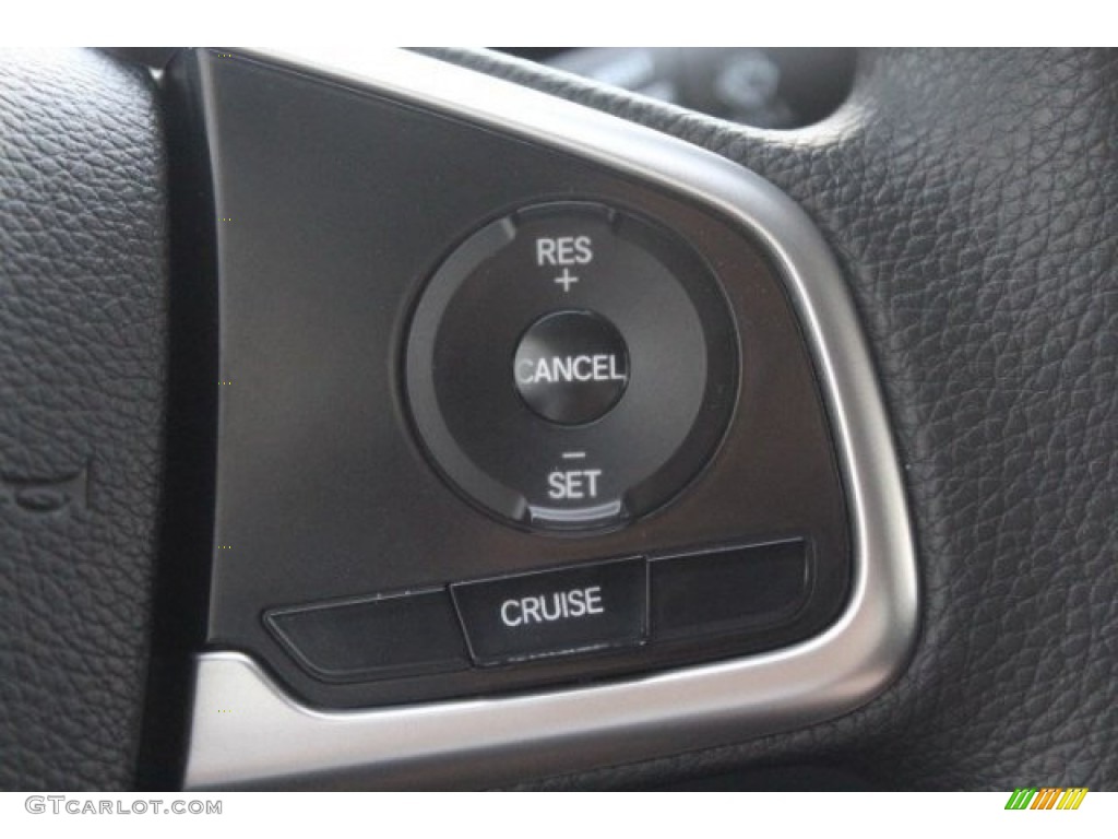 2017 Civic LX Sedan - Modern Steel Metallic / Black photo #14