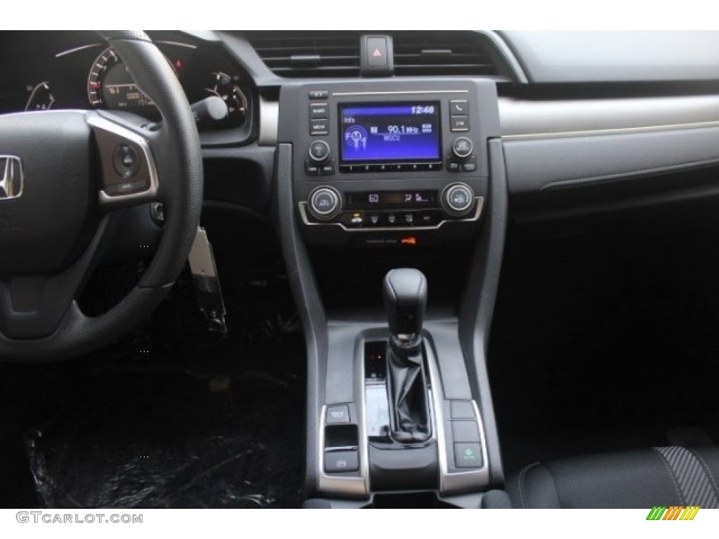 2017 Civic LX Sedan - Modern Steel Metallic / Black photo #15