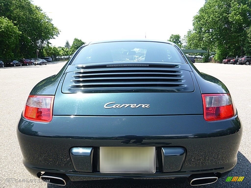 2005 911 Carrera Coupe - Dark Teal Metallic / Stone Grey photo #4