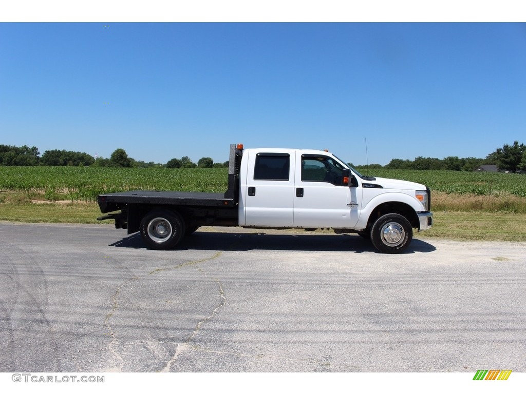 2012 F350 Super Duty XLT Crew Cab 4x4 Dually - Oxford White / Steel photo #3