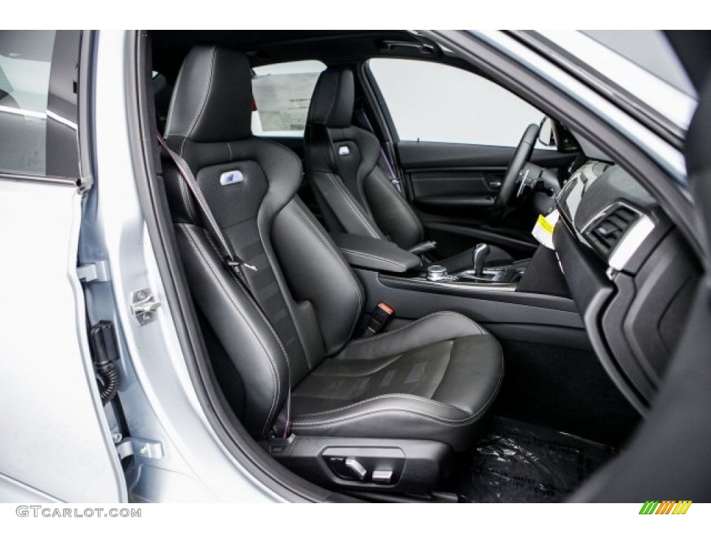 Black Interior 2017 BMW M3 Sedan Photo #120980578