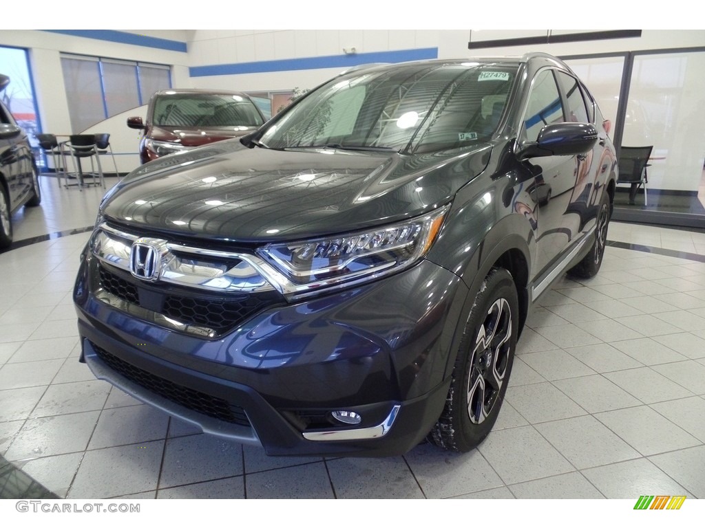 2017 CR-V Touring AWD - Gunmetal Metallic / Gray photo #1