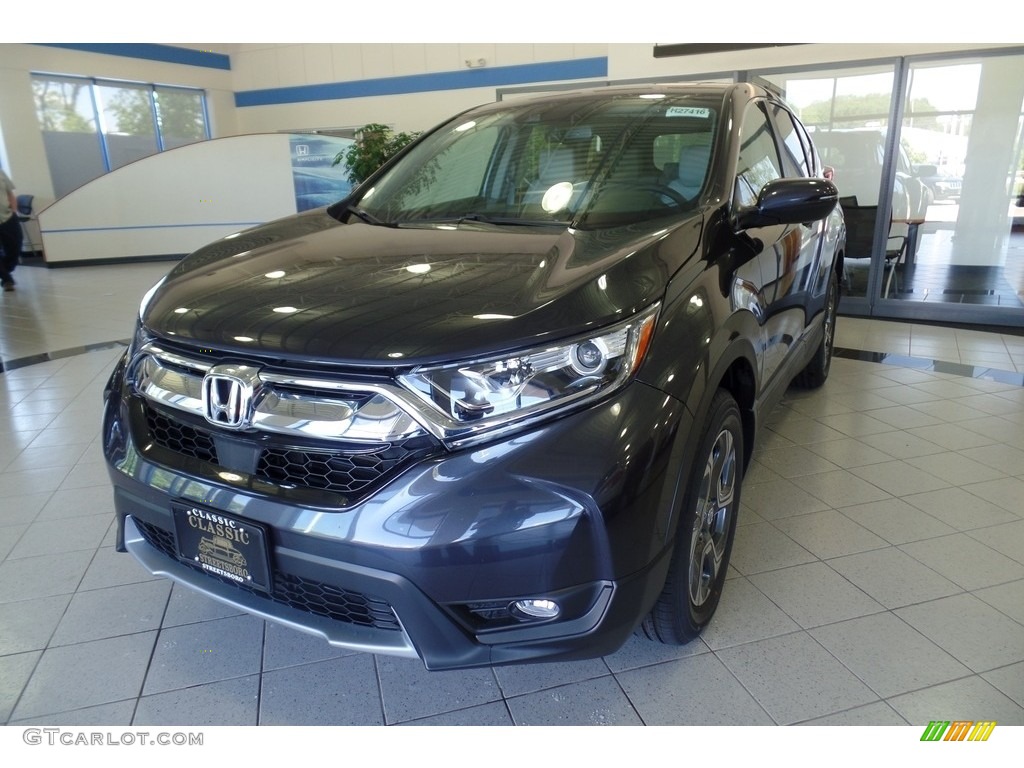 2017 CR-V EX-L AWD - Gunmetal Metallic / Gray photo #1