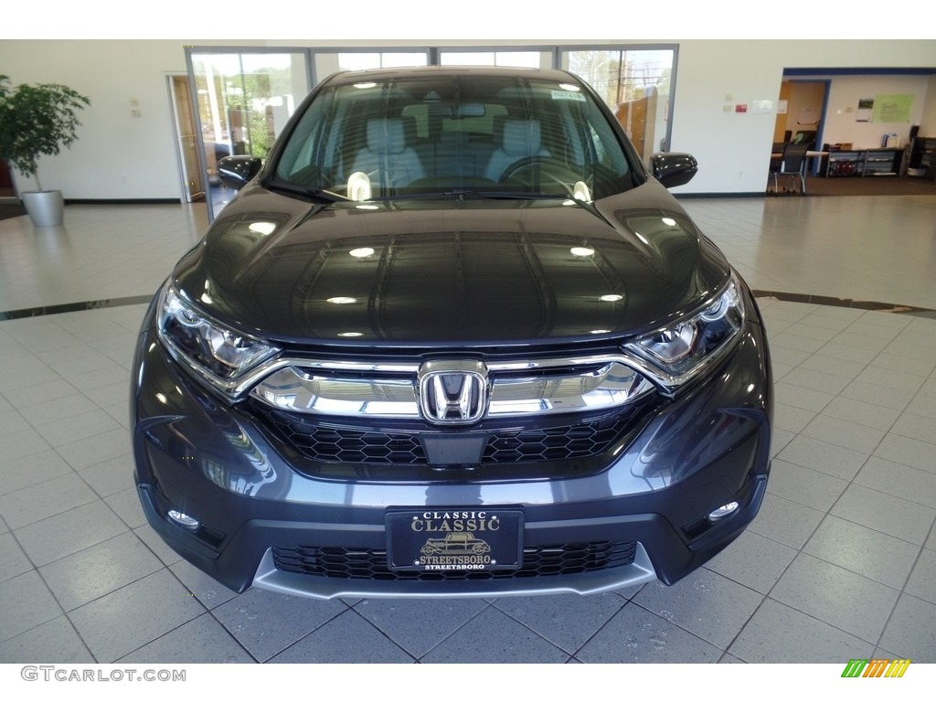 2017 CR-V EX-L AWD - Gunmetal Metallic / Gray photo #3