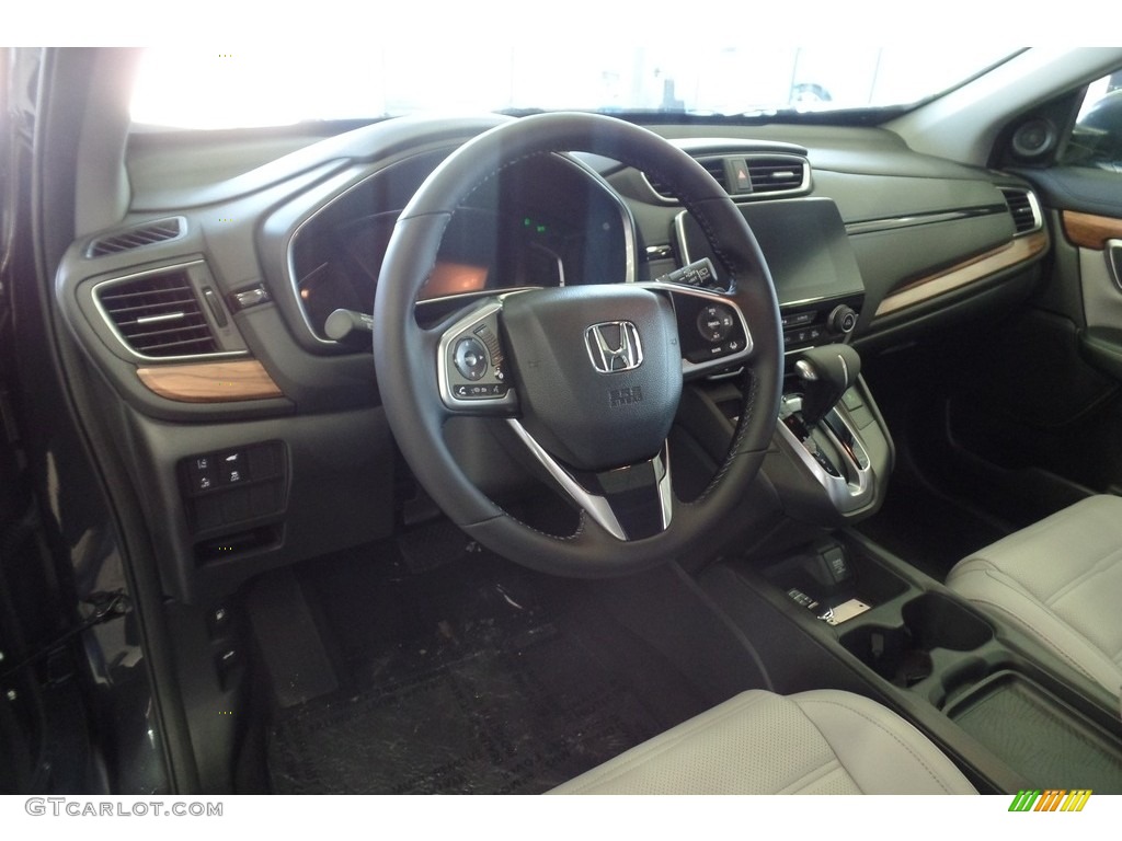 2017 CR-V EX-L AWD - Gunmetal Metallic / Gray photo #7