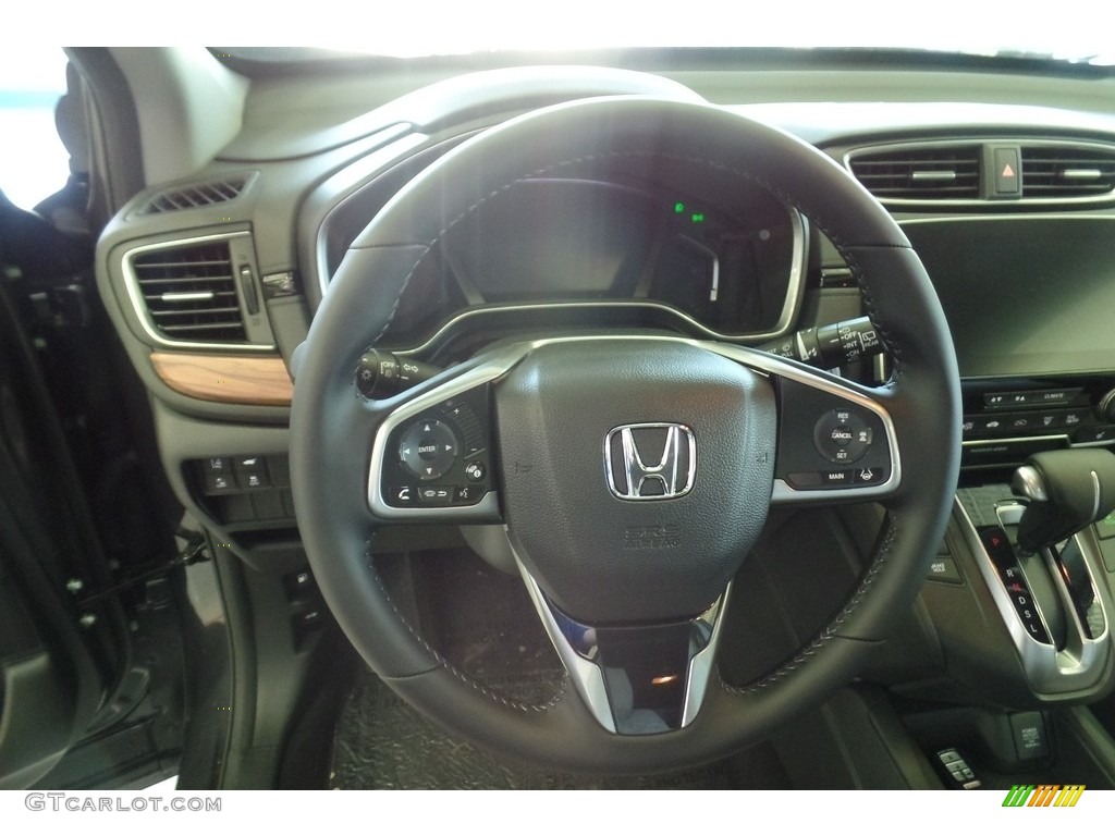 2017 CR-V EX-L AWD - Gunmetal Metallic / Gray photo #10