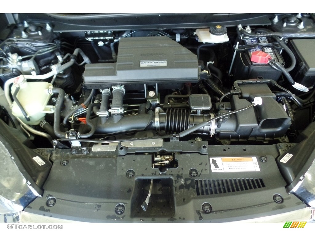 2017 CR-V EX-L AWD - Gunmetal Metallic / Gray photo #14