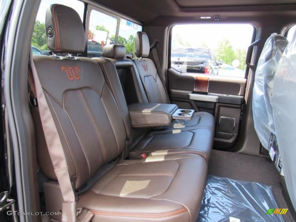 2017 Ford F150 King Ranch SuperCrew 4x4 Rear Seat Photo #120981856