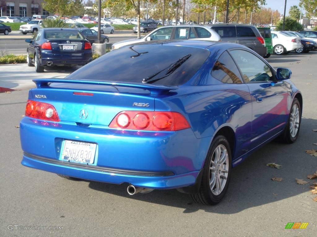 2005 RSX Sports Coupe - Vivid Blue Pearl / Ebony photo #4