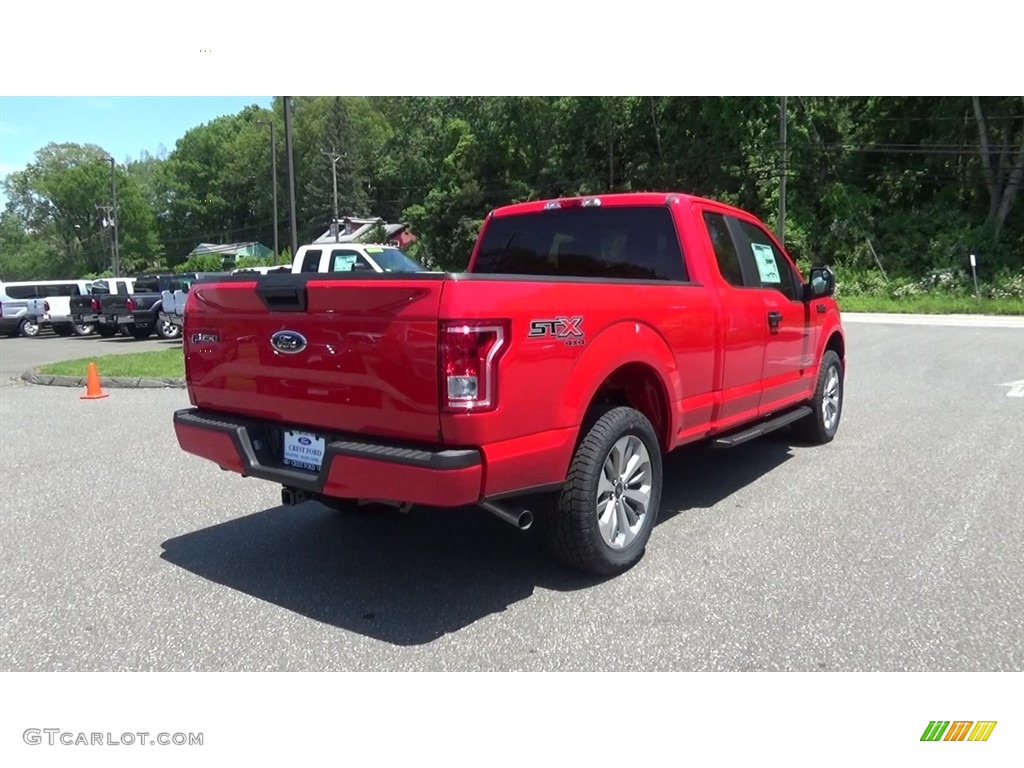 2017 F150 XL SuperCab 4x4 - Race Red / Black photo #7