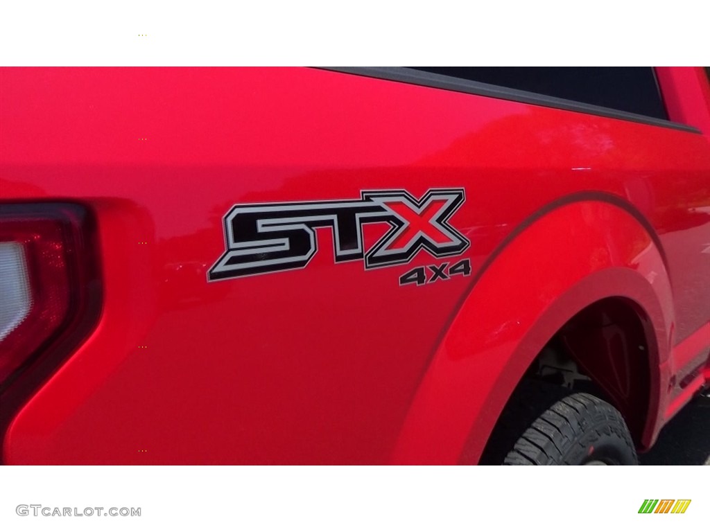 2017 F150 XL SuperCab 4x4 - Race Red / Black photo #9