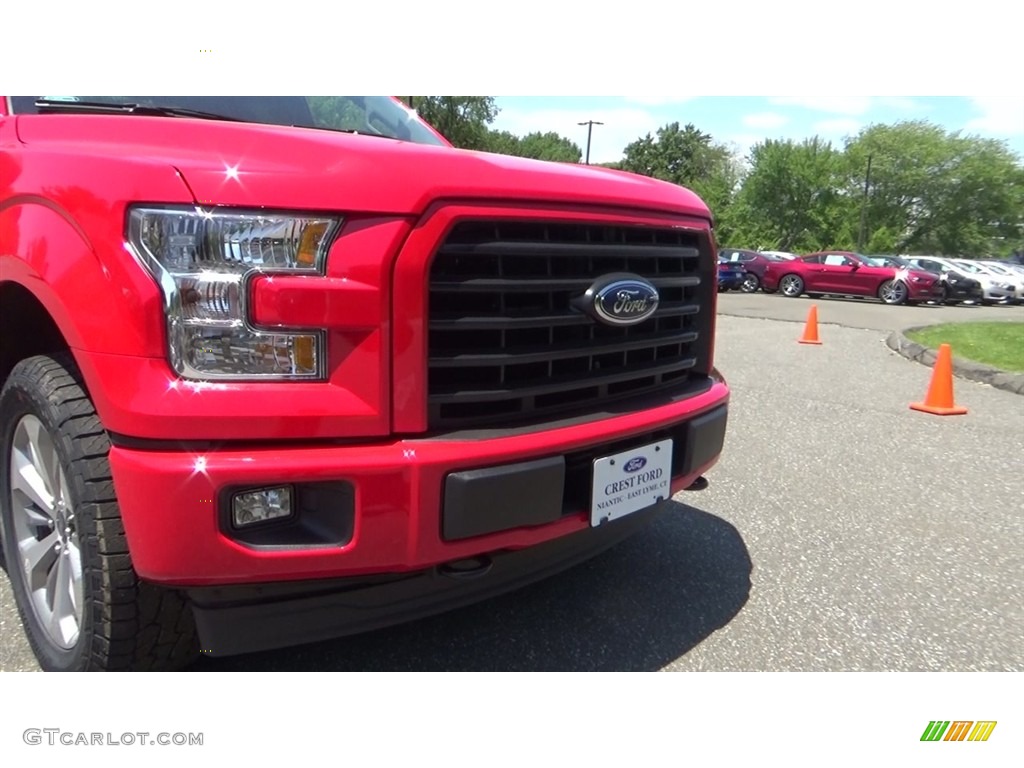 2017 F150 XL SuperCab 4x4 - Race Red / Black photo #27