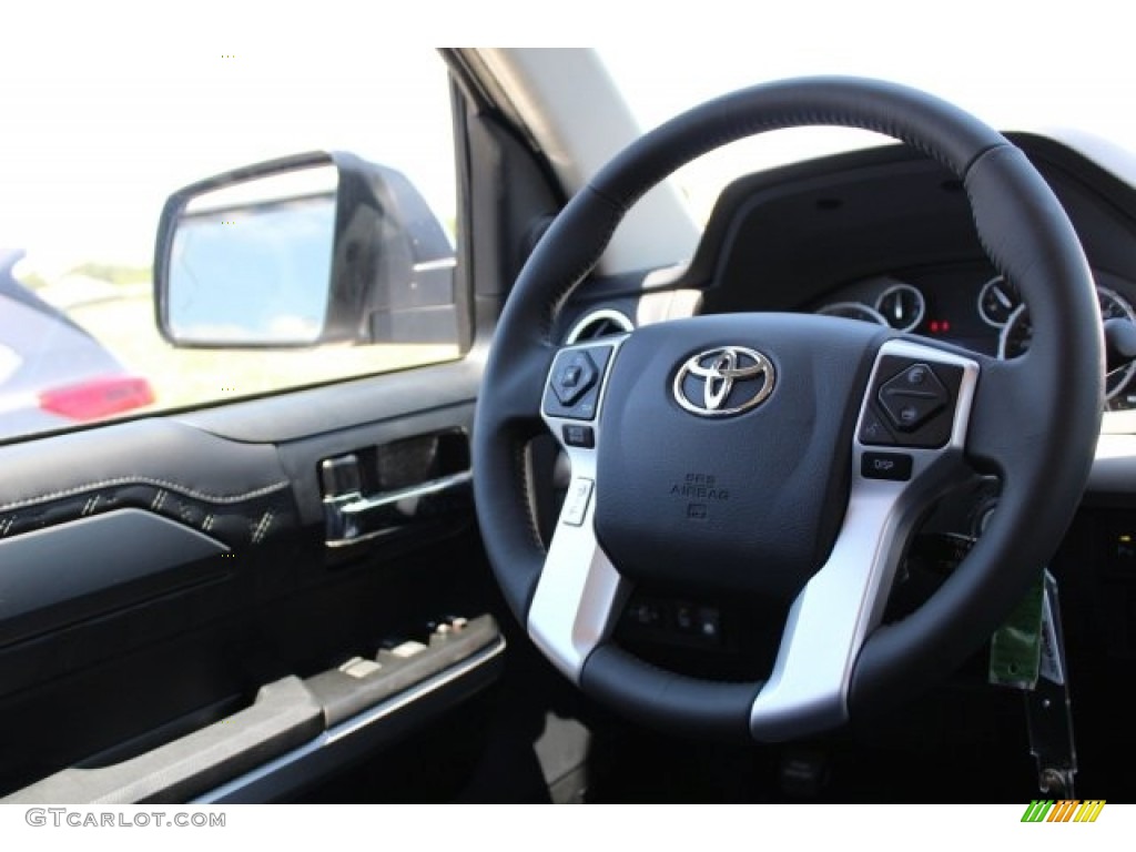 2017 Tundra Platinum CrewMax - Silver Sky Metallic / Black photo #25