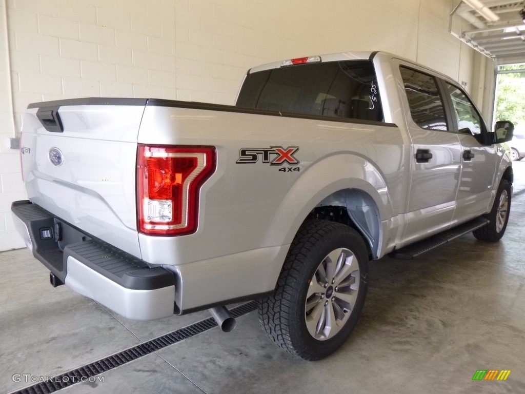 2017 F150 XL SuperCrew 4x4 - Ingot Silver / Earth Gray photo #2