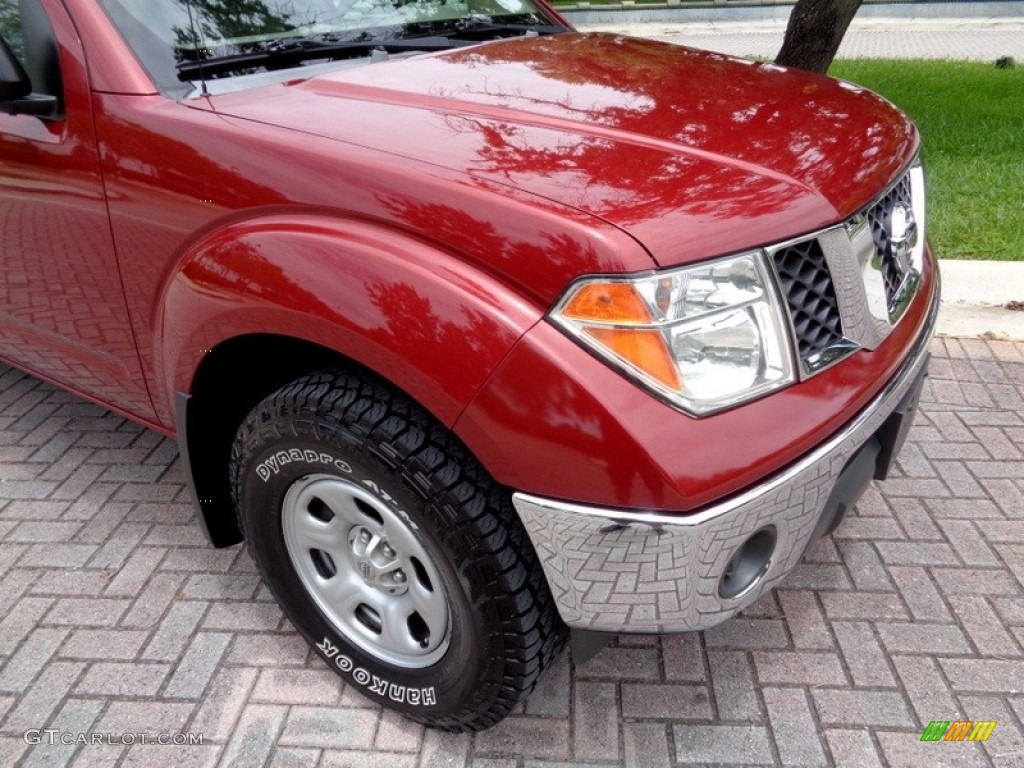 2008 Frontier SE Crew Cab 4x4 - Red Brawn / Beige photo #18