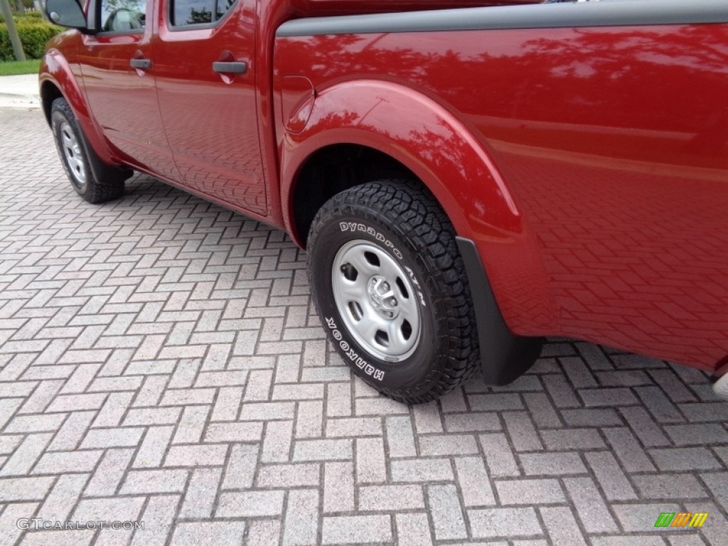 2008 Frontier SE Crew Cab 4x4 - Red Brawn / Beige photo #34