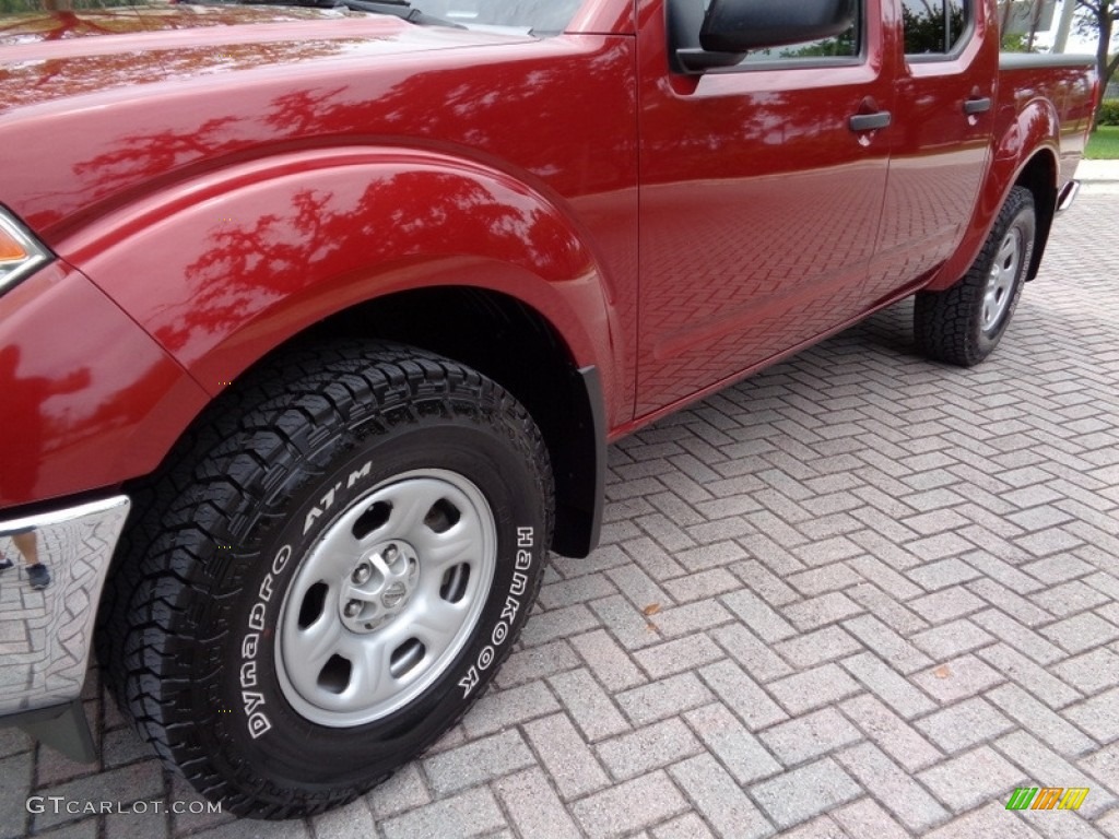 2008 Frontier SE Crew Cab 4x4 - Red Brawn / Beige photo #37