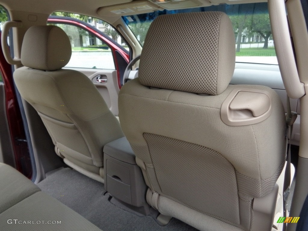 2008 Frontier SE Crew Cab 4x4 - Red Brawn / Beige photo #45