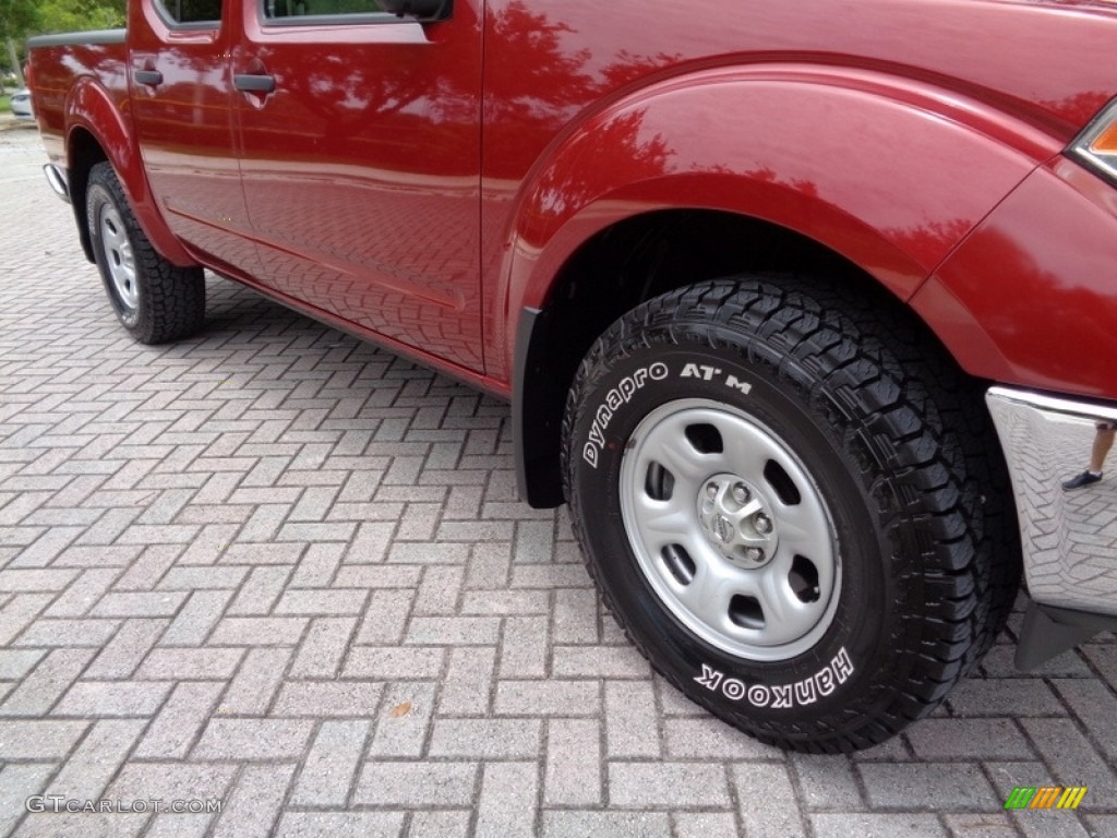 2008 Frontier SE Crew Cab 4x4 - Red Brawn / Beige photo #60