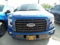 2017 Lightning Blue Ford F150 XLT SuperCab 4x4  photo #2