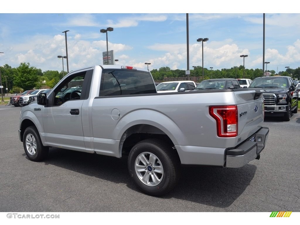 2017 F150 XL Regular Cab - Ingot Silver / Earth Gray photo #15