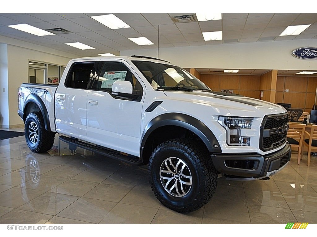 2017 F150 SVT Raptor SuperCrew 4x4 - Oxford White / Black photo #1