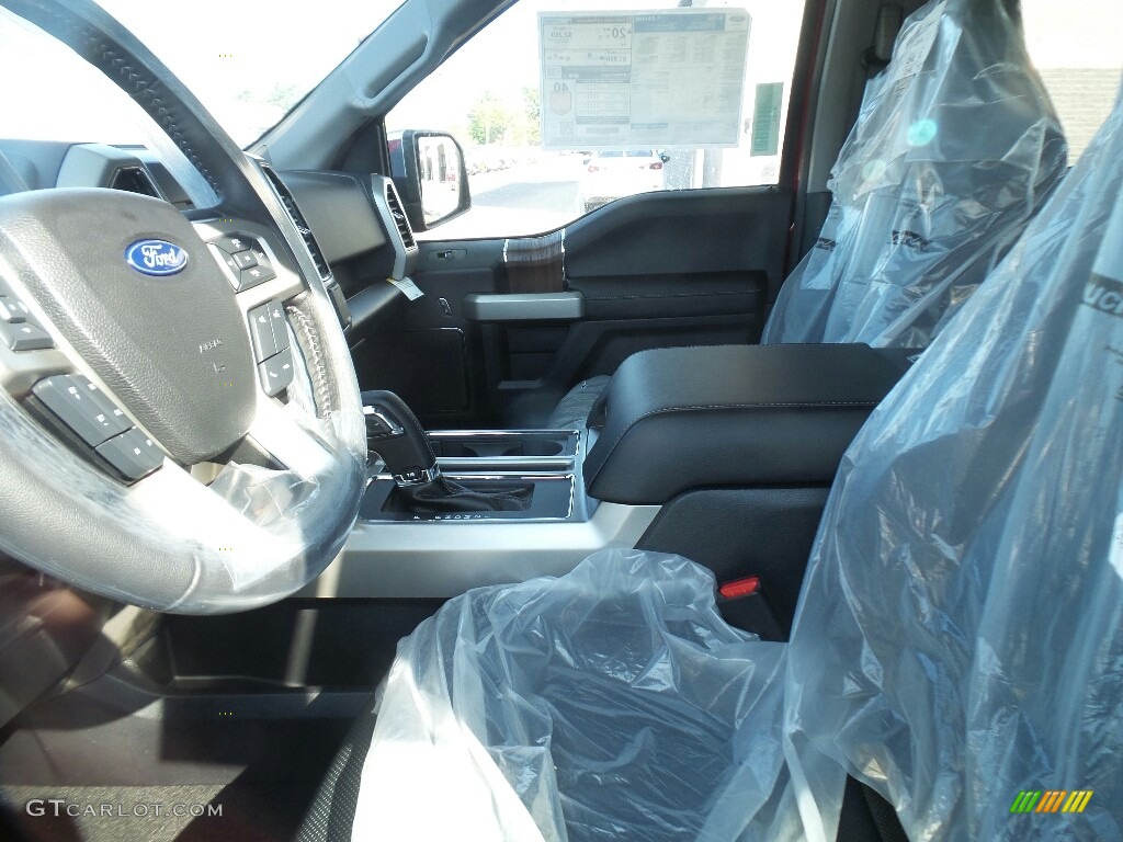 2017 F150 Lariat SuperCrew 4X4 - Ruby Red / Black photo #4