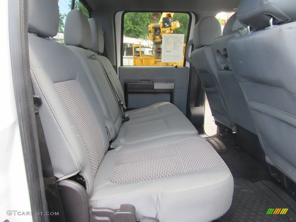 2015 F250 Super Duty XLT Crew Cab 4x4 - Oxford White / Steel photo #33