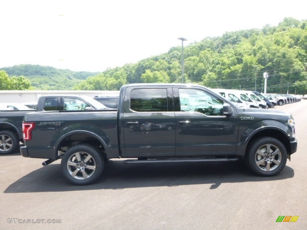 2017 F150 XLT SuperCrew 4x4 - Lithium Gray / Earth Gray photo #1