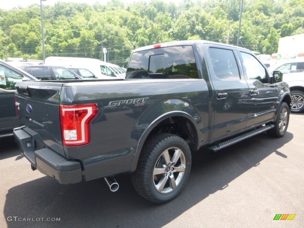 2017 F150 XLT SuperCrew 4x4 - Lithium Gray / Earth Gray photo #2