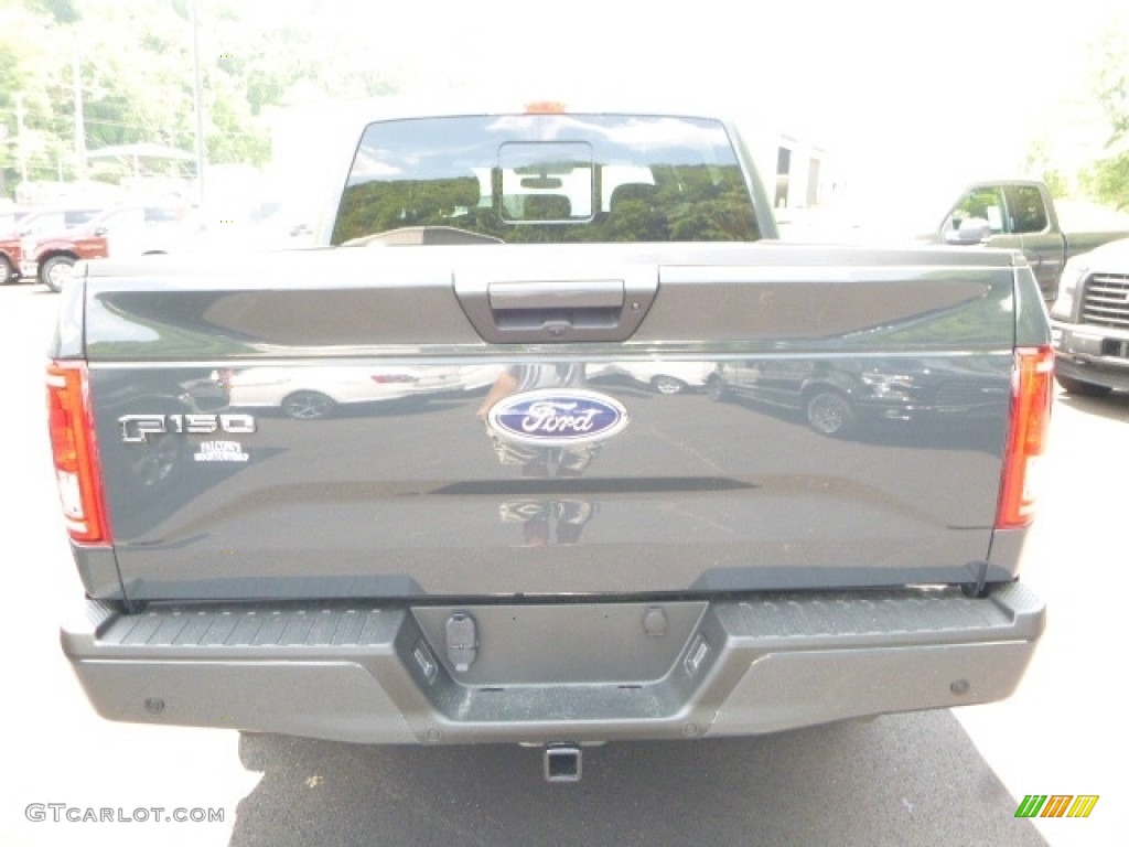 2017 F150 XLT SuperCrew 4x4 - Lithium Gray / Earth Gray photo #6