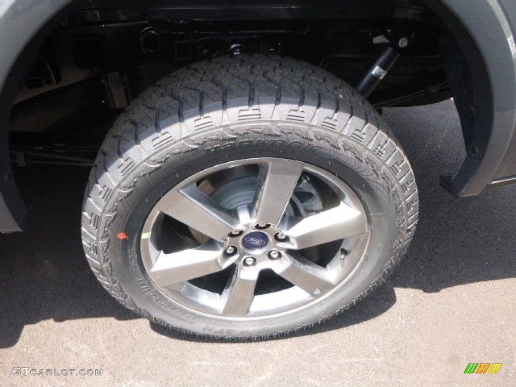 2017 F150 XLT SuperCrew 4x4 - Lithium Gray / Earth Gray photo #7