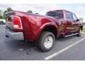 Delmonico Red Pearl - 3500 Laramie Longhorn Crew Cab 4x4 Dual Rear Wheel Photo No. 3