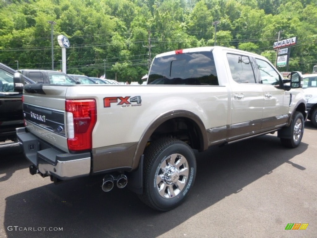 2017 F250 Super Duty King Ranch Crew Cab 4x4 - White Gold / King Ranch Mesa Antique Java photo #2