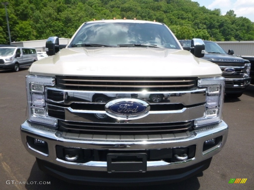 2017 F250 Super Duty King Ranch Crew Cab 4x4 - White Gold / King Ranch Mesa Antique Java photo #4