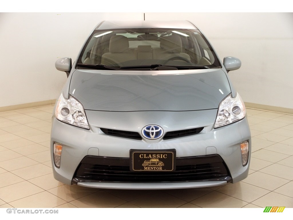 2012 Prius 3rd Gen Two Hybrid - Sea Glass Pearl / Bisque photo #2