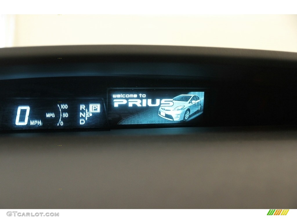2012 Prius 3rd Gen Two Hybrid - Sea Glass Pearl / Bisque photo #9