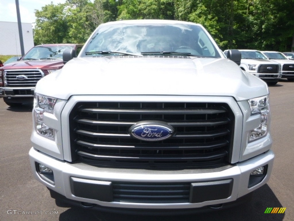 2017 F150 XL SuperCab 4x4 - Ingot Silver / Black photo #5