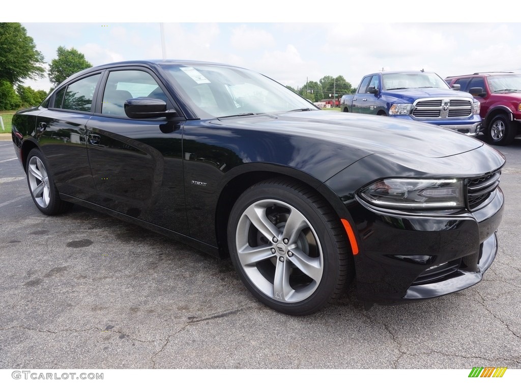 2017 Charger R/T - Pitch-Black / Black photo #4