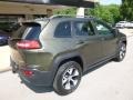 2014 ECO Green Pearl Jeep Cherokee Trailhawk 4x4  photo #2