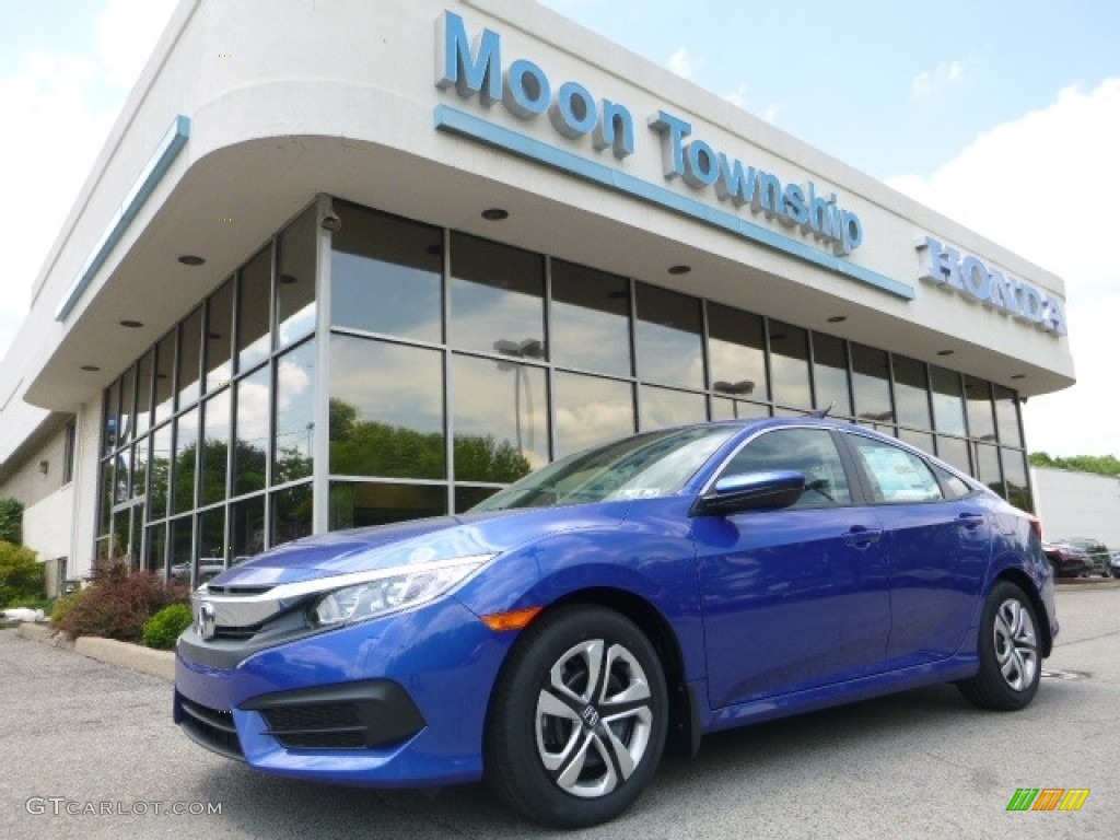 Aegean Blue Metallic Honda Civic