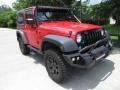 2015 Firecracker Red Jeep Wrangler Willys Wheeler 4x4  photo #2