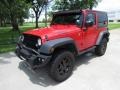 2015 Firecracker Red Jeep Wrangler Willys Wheeler 4x4  photo #10