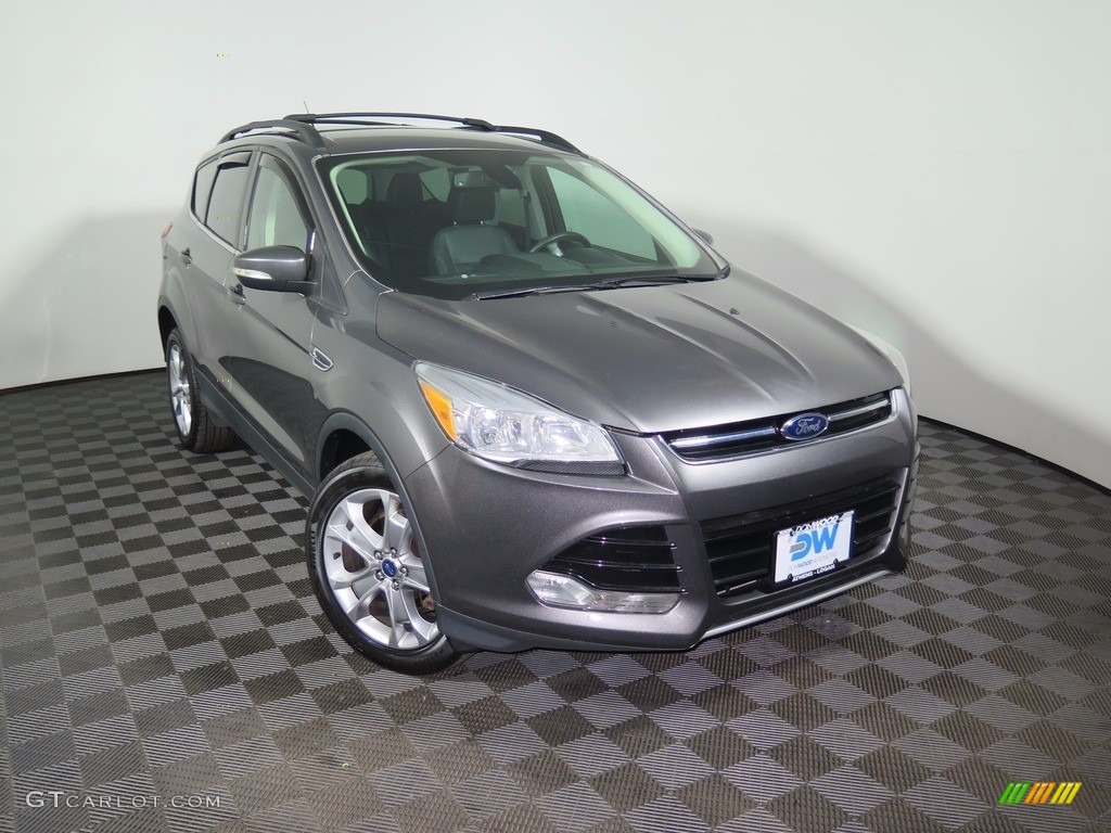 2013 Escape SEL 1.6L EcoBoost 4WD - Sterling Gray Metallic / Charcoal Black photo #2